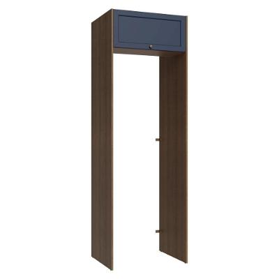 Porta-geladeira 73 Cm 1 Porta Basculante Rustic/azul Vik Madesa Rustic/azul