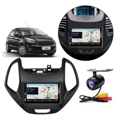 Central Multimídia Automotiva 2DIN 7810H 710H com Bluetooth e Câmera de Ré Preto