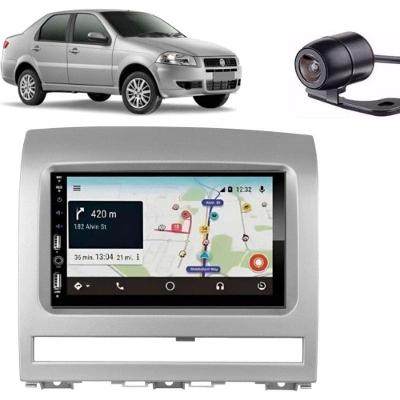 Central Multimídia Automotiva 2DIN 710H com Bluetooth e Câmera de Ré para Android e Ios Prata