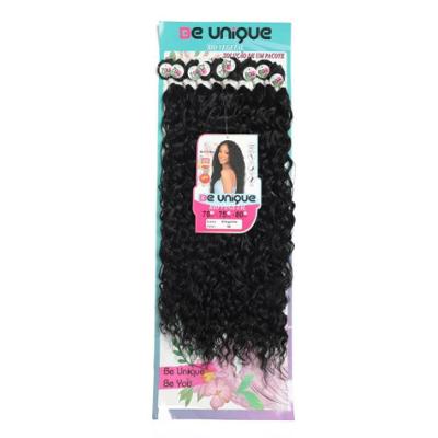 Cabelo Bio Vegetal Ondulado Elegante para Alongamento Extra Brilho Preto OEM