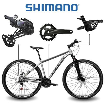 Bicicleta Aro 29 Absolute Nero 5 Shimano Deore 12v Freio Hidráulico 13,5 Cinza