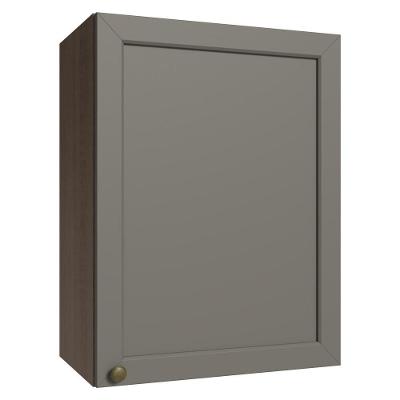 Armário Aéreo 50cm 1 Porta Rustic/cinza Vik Madesa Rustic/cinza