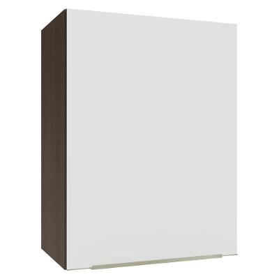 Armário Aéreo 50cm 1 Porta Rustic/branco Veludo Lux Madesa Rustic/branco