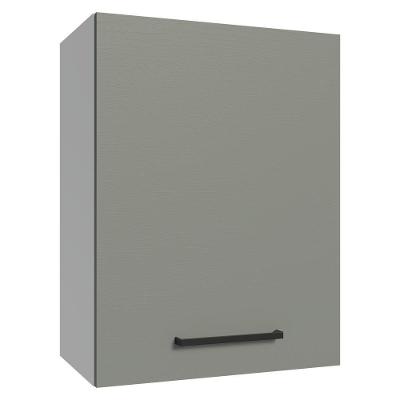 Armário Aéreo 50cm 1 Porta Branco/cinza Agata Madesa Branco/cinza