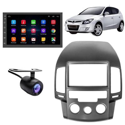 Central Multimídia Automotiva Android Auto Hyundai I30 Moldura + Câm Preto 7 Touch Screen Bluetooth