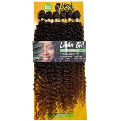 Cabelo Cacheado Sintético Beleza Negra Black Beauty Bio 300gr 70cm Mt1b-30 OEM