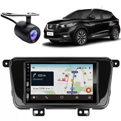 Central Multimídia MP5 DVD 7810H 710H 2DIN com Bluetooth e Câmera de Ré para Nissan Kicks