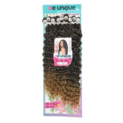 Cabelo Bio Vegetal Ondulado Elegante para Volume com Ótima Duração T1B-27 Preto com Mel Claro OEM