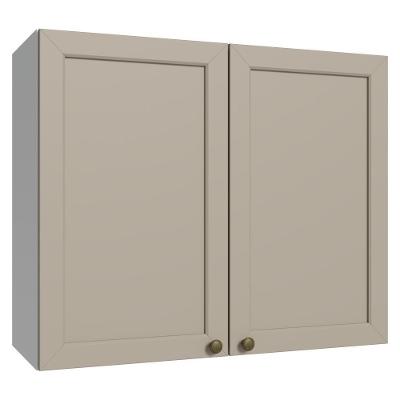 Armário Aéreo 80 Cm 2 Portas Branco-crema Vik Madesa Branco-crema