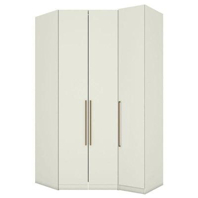 Armário 1 Porta Com Armário De Canto Closet New Predileto Areia - Henn