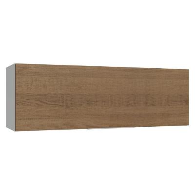 Armário Aéreo 100 Cm 1 Porta Basculante Br Stella Madesa Branco/rustic