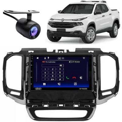 Central Multimídia Automotiva Android Auto Fiat Toro Moldura + Câm Bp 7 Touch Screen