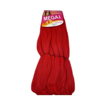 Cabelo para Trança Jumbão Pacotão Box Braids Fio a Fio 400g Vermelho OEM