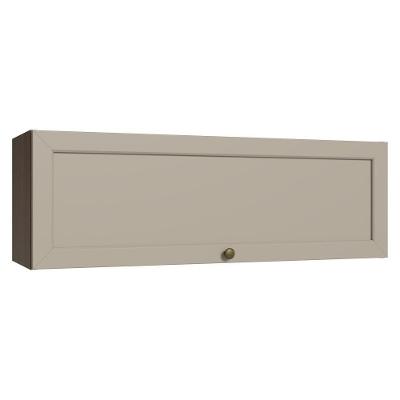 Armário Aéreo 100 Cm 1 Porta Basculante Rustic-crema Vik Madesa Rustic-crema