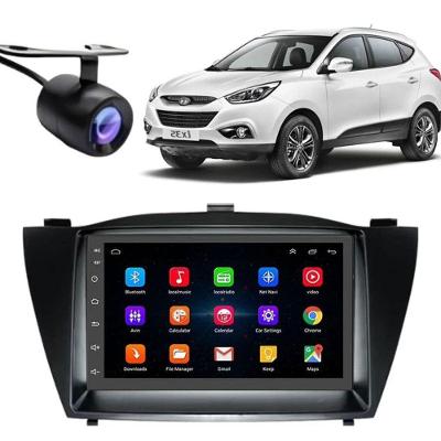 Central Multimídia Automotiva Android Auto Hyundai IX35 7 HD 1024X600 Bluetooth Wi-Fi GPS Preto