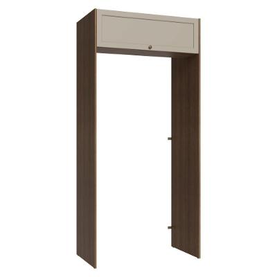 Porta-geladeira 103 Cm 1 Porta Basculante Rustic-crema Vik Madesa Rustic-crema