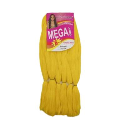 Cabelo Sintético para Trança Box Braids Jumbão Pacotão Volume Dobrado Amarelo OEM