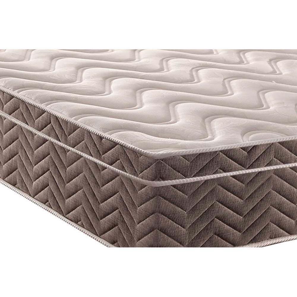 Cama Box Baú Casal: Colchão Ortopédico Paropas D28 / EP Pasquale + Base CRC Suede Brown(138x188) - 2