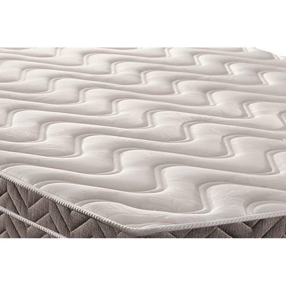 Cama Box Baú Casal: Colchão Ortopédico Paropas D28 / EP Pasquale + Base CRC Suede Brown(138x188) - 4