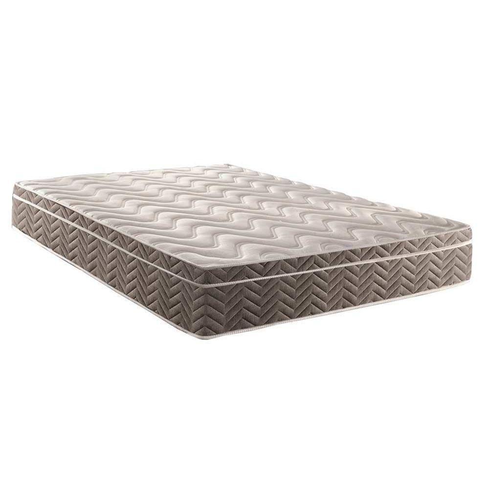 Cama Box Baú Casal: Colchão Ortopédico Paropas D28 / EP Pasquale + Base CRC Suede Brown(138x188) - 5