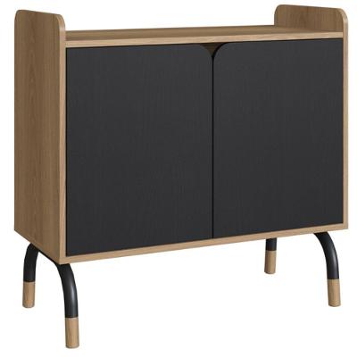 Armário Baixo Flexus 80cm - Hanover E Nero