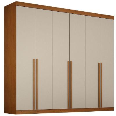 Guarda Roupa Florianópolis Cinamomo Off White 6 Portas 8 Gavetas Móveis Valverde