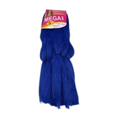Cabelo para Trança Box Braids Jumbão Pacotão Fio a Fio Azul 400g 130 cm para Alongamento OEM