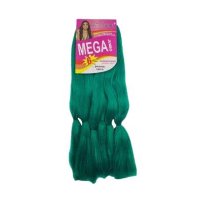 Cabelo para Trança Box Braids Jumbão Fio a Fio 130 cm 400 g Verde OEM