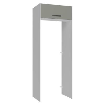 Porta-geladeira 83 Cm 1 Porta Basculante Branco/cinza Agata Madesa Branco/cinza
