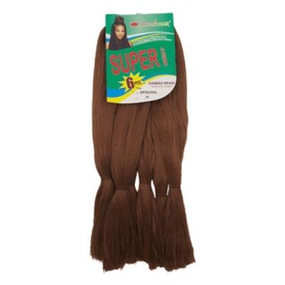 Cabelo para Trança Jumbão Pacotão Box Braids 130cm Preto OEM