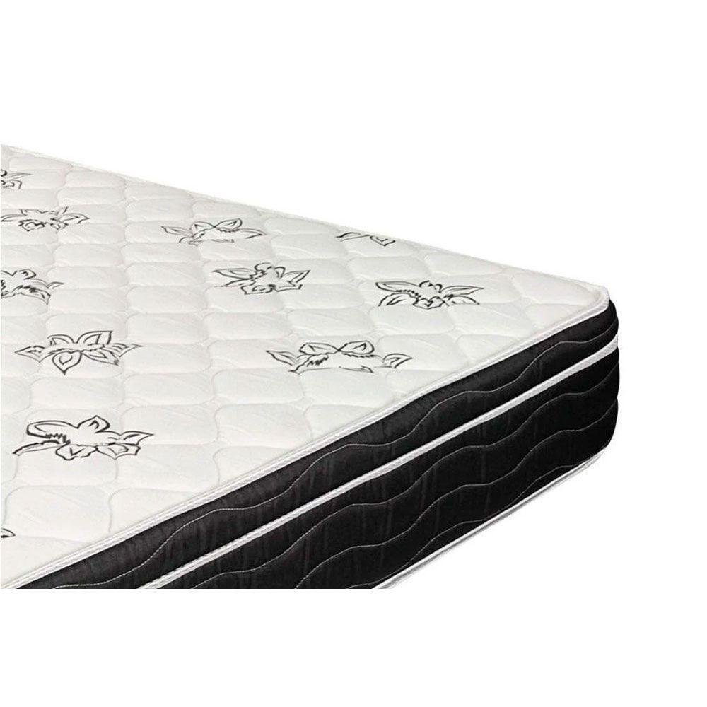 Cama Box Baú Casal: Colchão Molas Bonnel Ortobom Nanolastic Physical + Base CRC Courano White(138x188) - 5