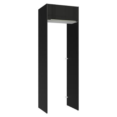 Porta-geladeira 73 Cm 1 Porta Basculante Preto/branco/preto Lux Madesa Preto/branco/preto