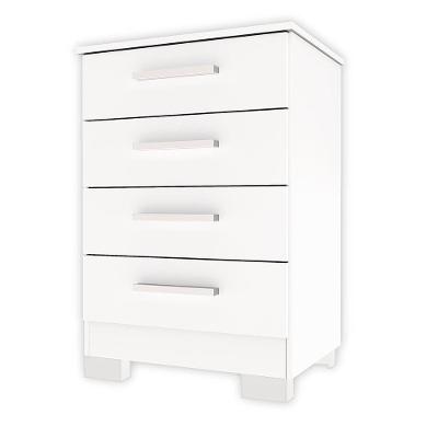 Comoda 4 Portaspara Quarto Carol Branco - Batrol