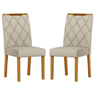 Cadeira Para Mesa De Jantar Sarah Kit 2 Peças Ype Veludo Nude – New Ceval