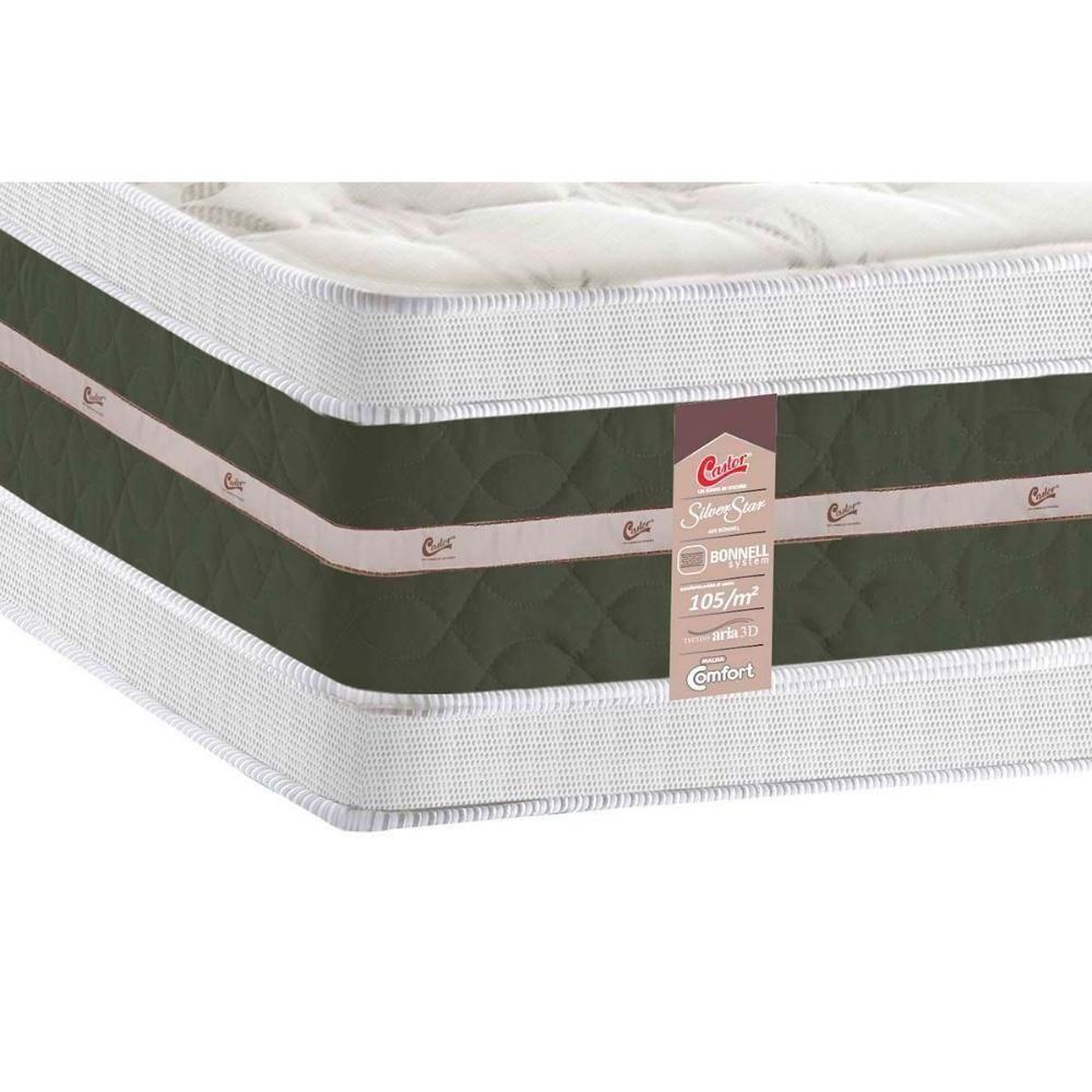 Cama Box Baú King: Colchão Molas Pocket Ensacadas Castor Silver Star Air Max 3D + Base Gray(193X203) - 3
