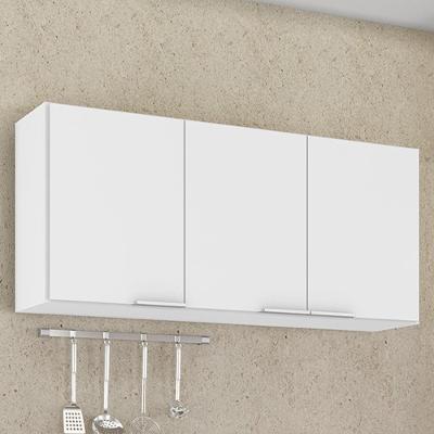 Armário De Cozinha Aéreo 120cm Pérola Z34 Branco - Mpozenato