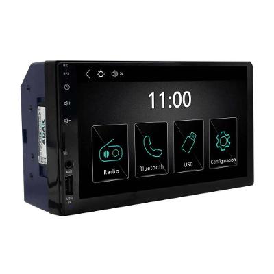 Central Multimídia Automotiva Play 7MP5 Tela 7 com Bluetooth AUX AV Android Ios Adak