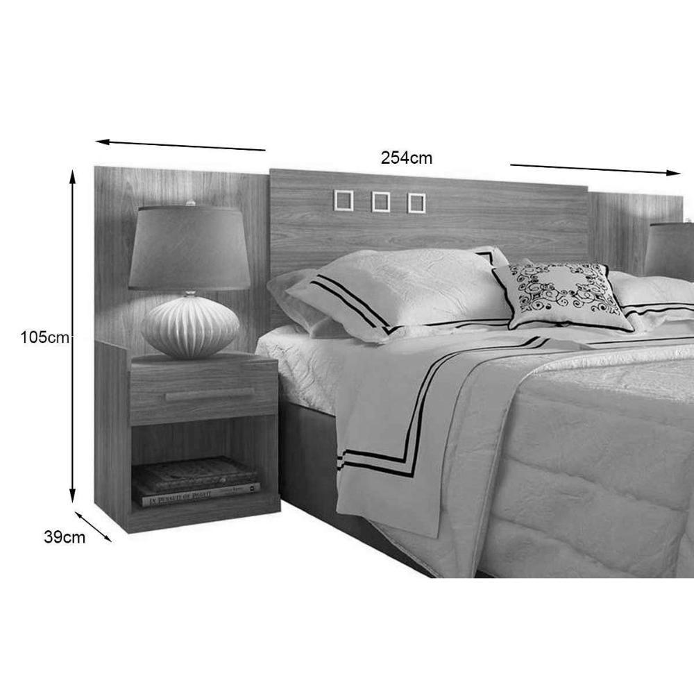 Cama Box Casal Conjugada Ortopédico + Cabeceira Plus Atacama - 3