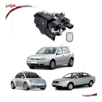 Fechadura Elétrica de Porta Dianteira Esquerda F103 para Volkswagen Golf 1998 a 2006 e Passat 1996