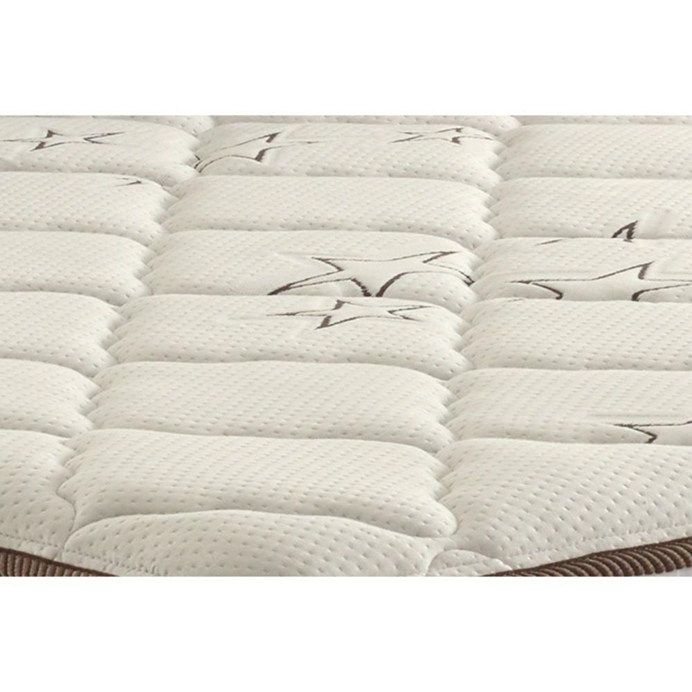 Cama Box Baú Queen: Colchão Ortopédico Anjos D28 / Ag65 Star Pillow Top + Base Brown(158X198) - 4