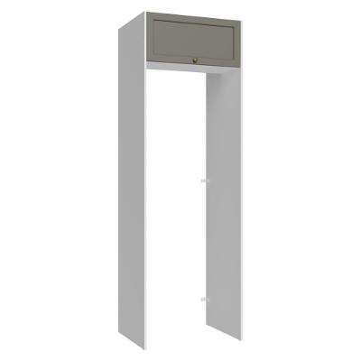 Porta-geladeira 73 Cm 1 Porta Basculante Branco/cinza Vik Madesa Branco/cinza