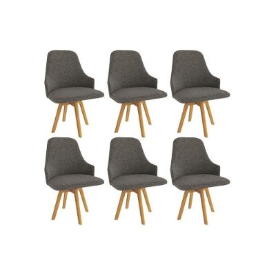 Kit 6 Cadeiras Cozinha Suria Premium Madeira Maciça