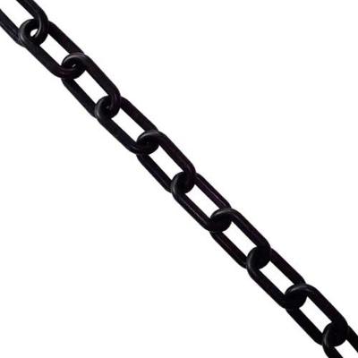 Corrente Plástica 10mm Preta 10 Metros para Demarcação de Áreas Preto Metasul