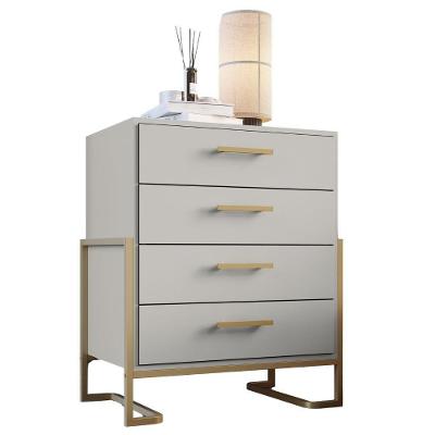 Cômoda 4 Gavetas Arenas Dourado 67cm