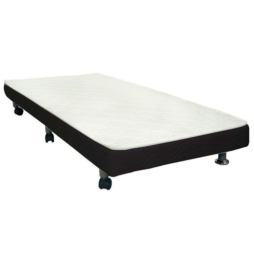 Cama Box C/Auxiliar Conjugado Solteiro: Colchão Ortopédico Courano Nero Black (88X188) Ortobom - 4