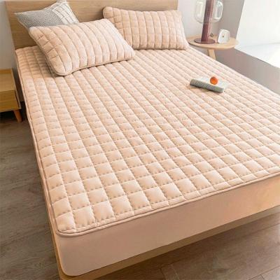 Lençol Impermeável para Colchão Matelado Microfibra Mini Berço 1 Peça Bege OEM