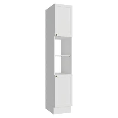 Paneleiro 40 Cm 2 Portas E 2 Nichos Branco Vik Madesa Branco