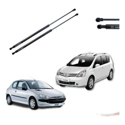 Amortecedor de Tampa de porta-malas Traseiro F103 Nissan Livina 09 a 14 Preto Par Amortex