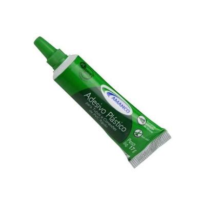 Cola para Pvc 17g Bisnaga para Tubos e Conexões Transparente Amanco