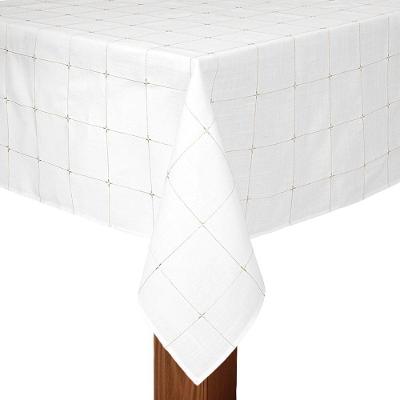 Toalha De Mesa Copa E Cia Unité Sirius Branco - 8 Lugares Retangular 180 X 270 Cm